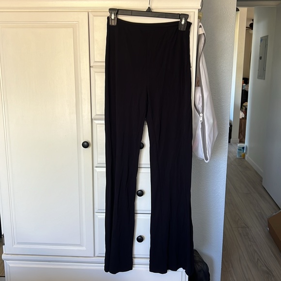 NWT Rebecca Taylor slim knit full pant in night - Picture 6 of 9
